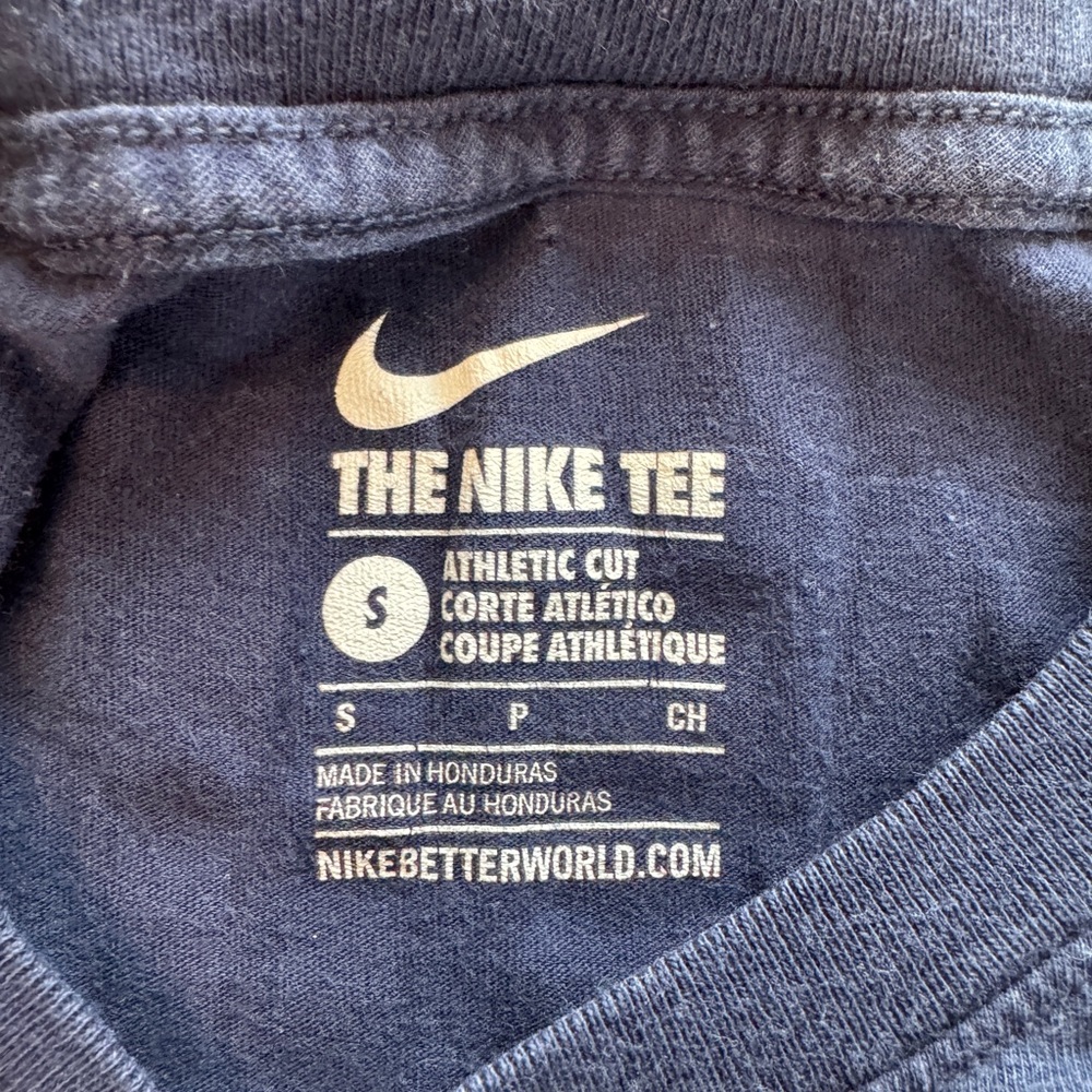 NE Patriots Nike Dark Blue Athletic Tee- Size Small - Picture 5 of 7